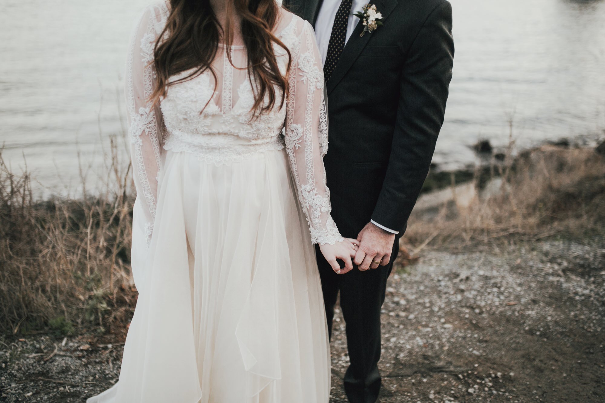 Wedding portraits under the golden gate bridge