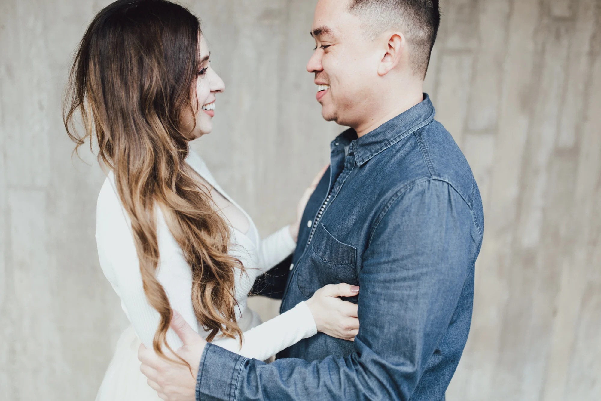 vanessa and ryan's engagement photos in pomona california