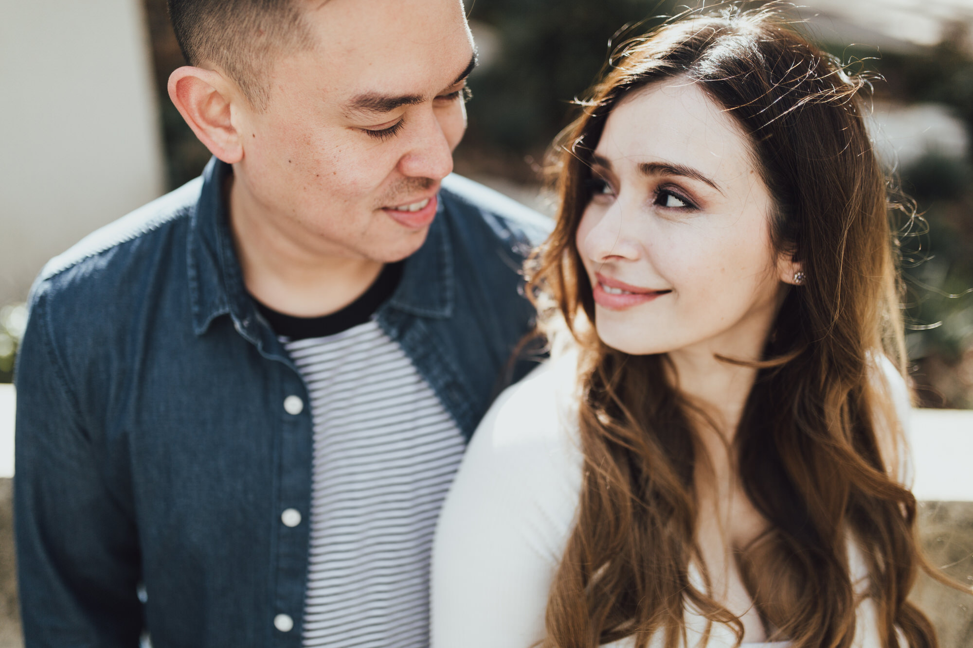 intimate engagement photos with vanessa and ryan