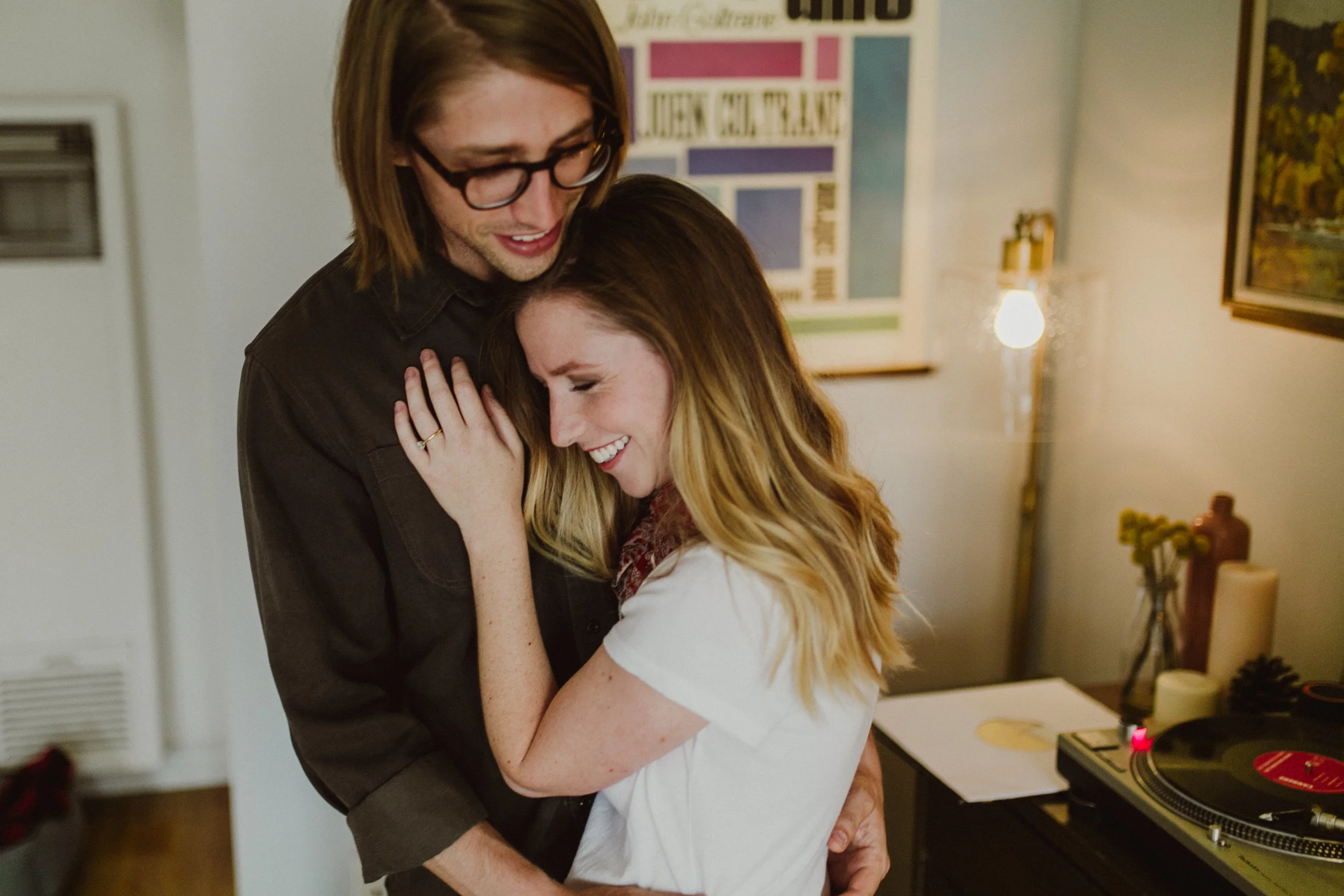 candid engagement photographer