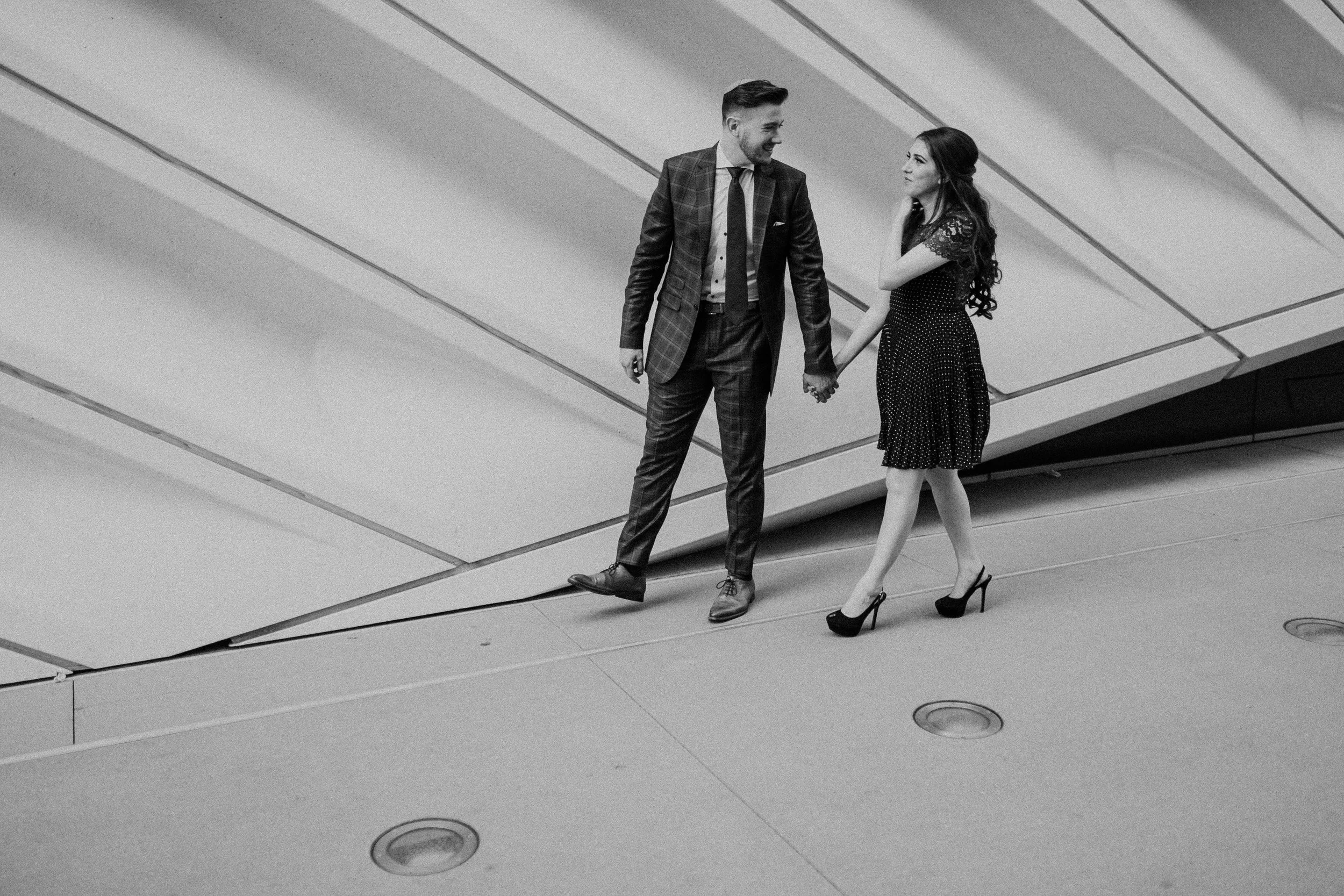 the broad engagement photography