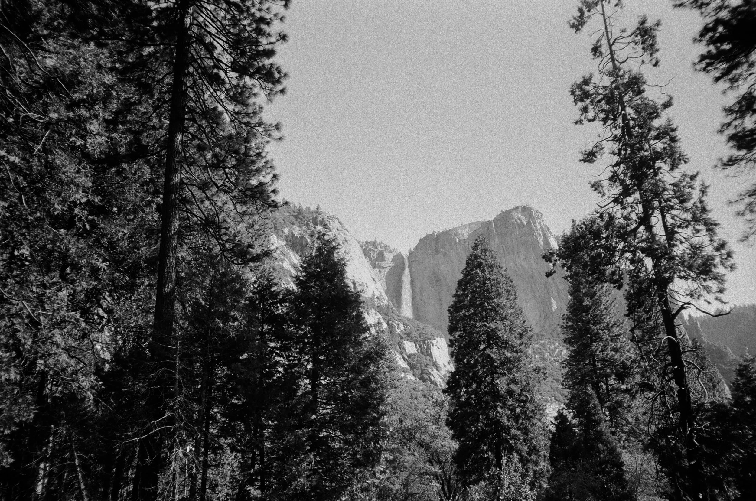 waterfalls in Yosemite valley