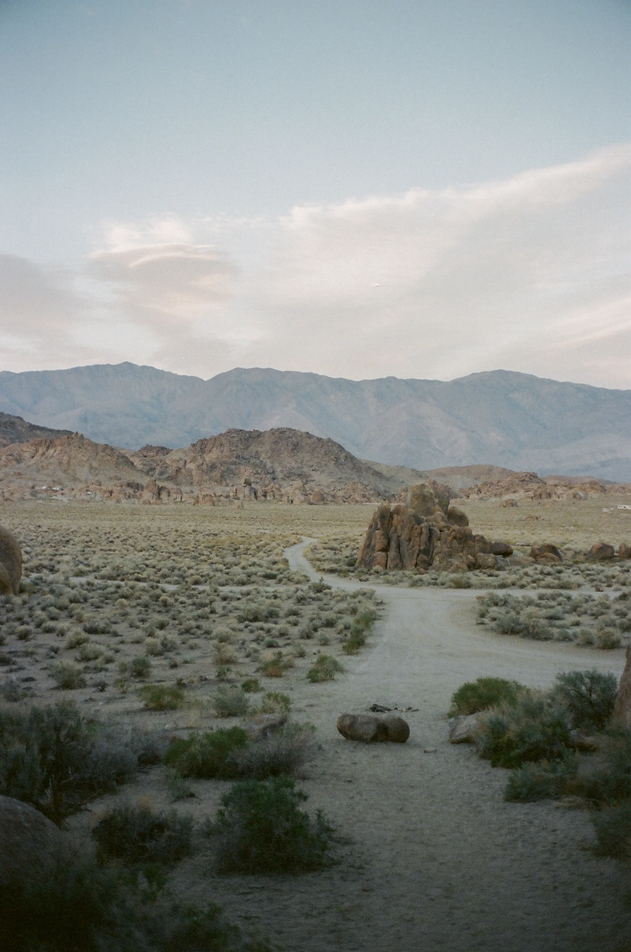 Sport climbing in Alabama Hills