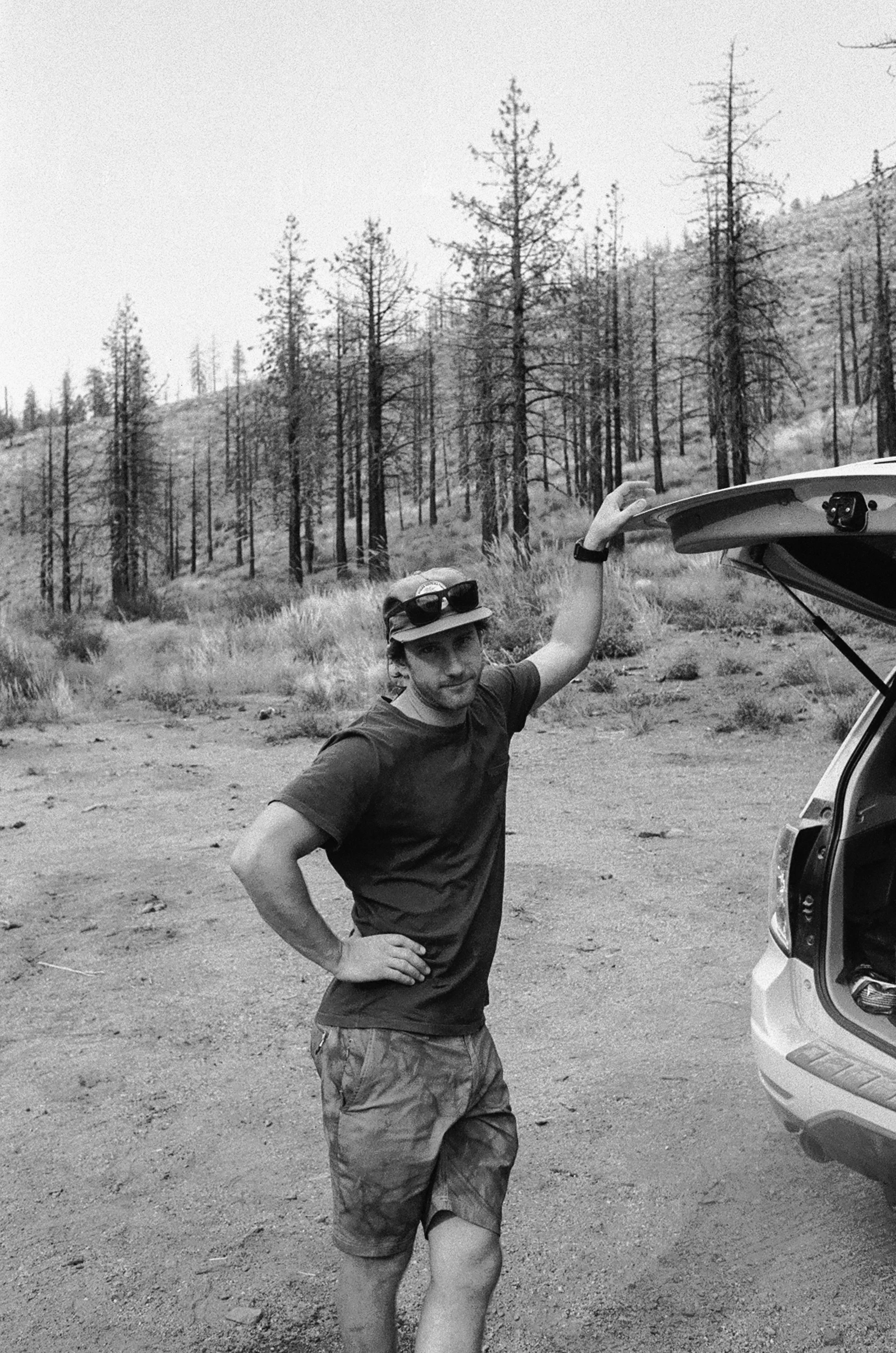 Stefan after a day of climbing