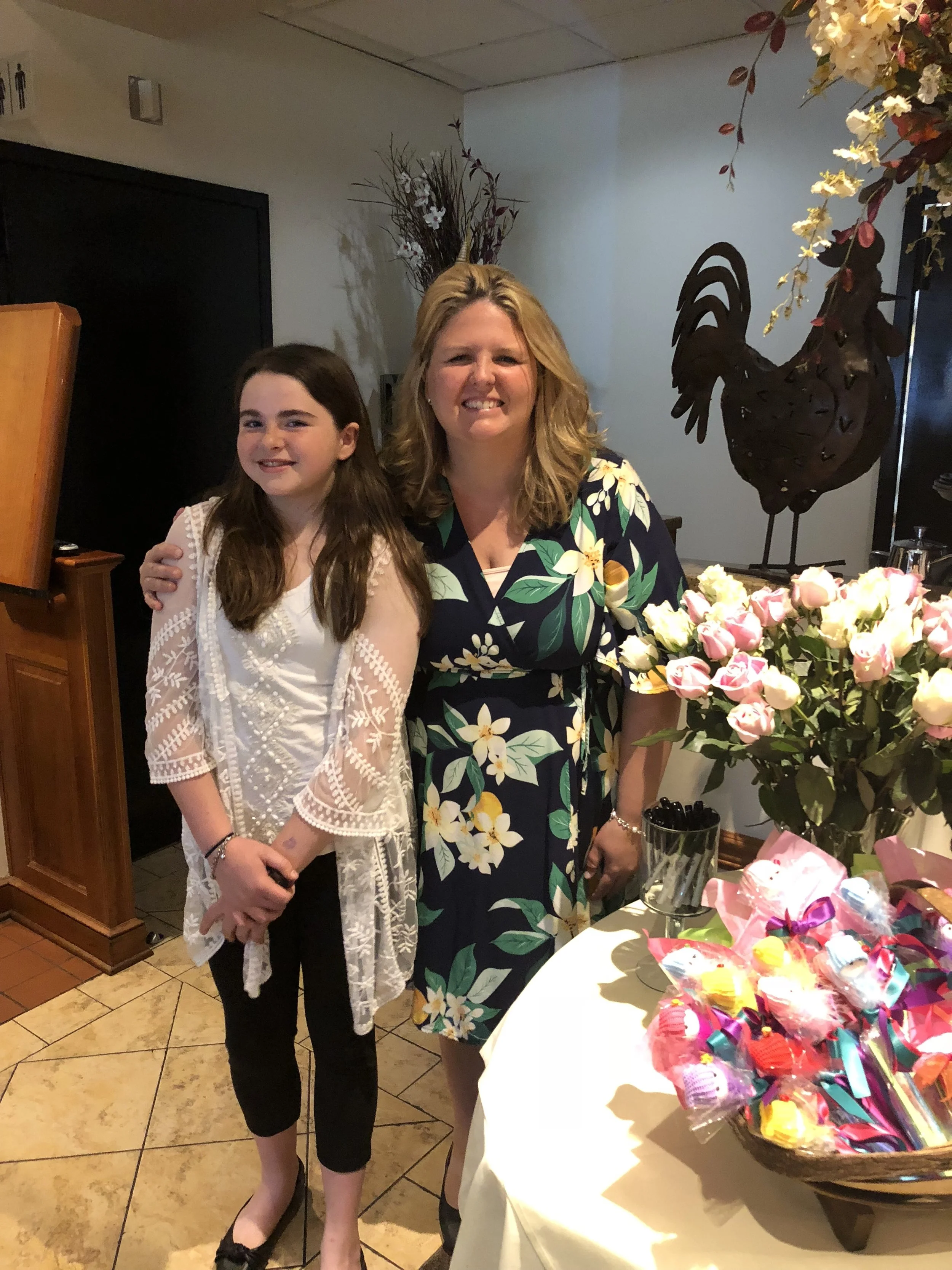 Lisa and her oldest daughter at the BeYoutifully Made Mother-Daughter Connection in May.
