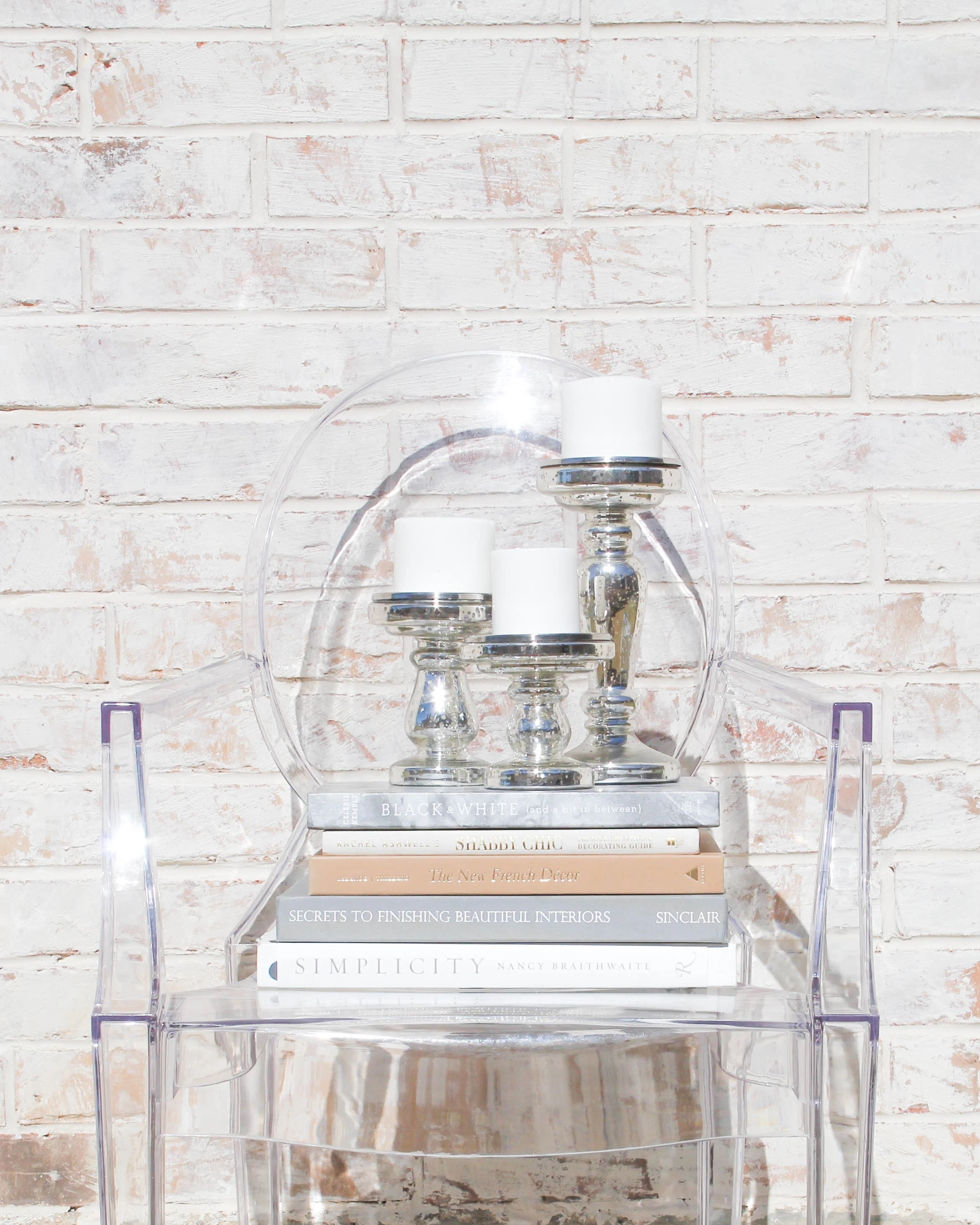 Murcury Glass Candelsticks