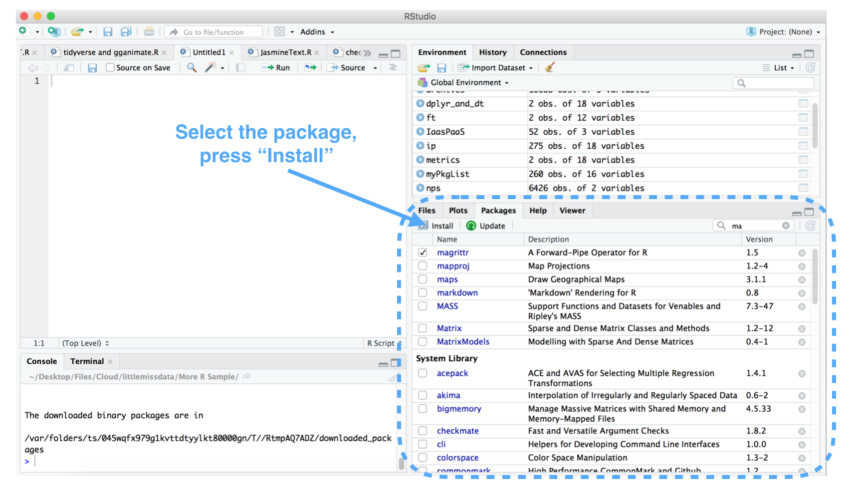 R Package Install Troubleshooting — Little Miss Data