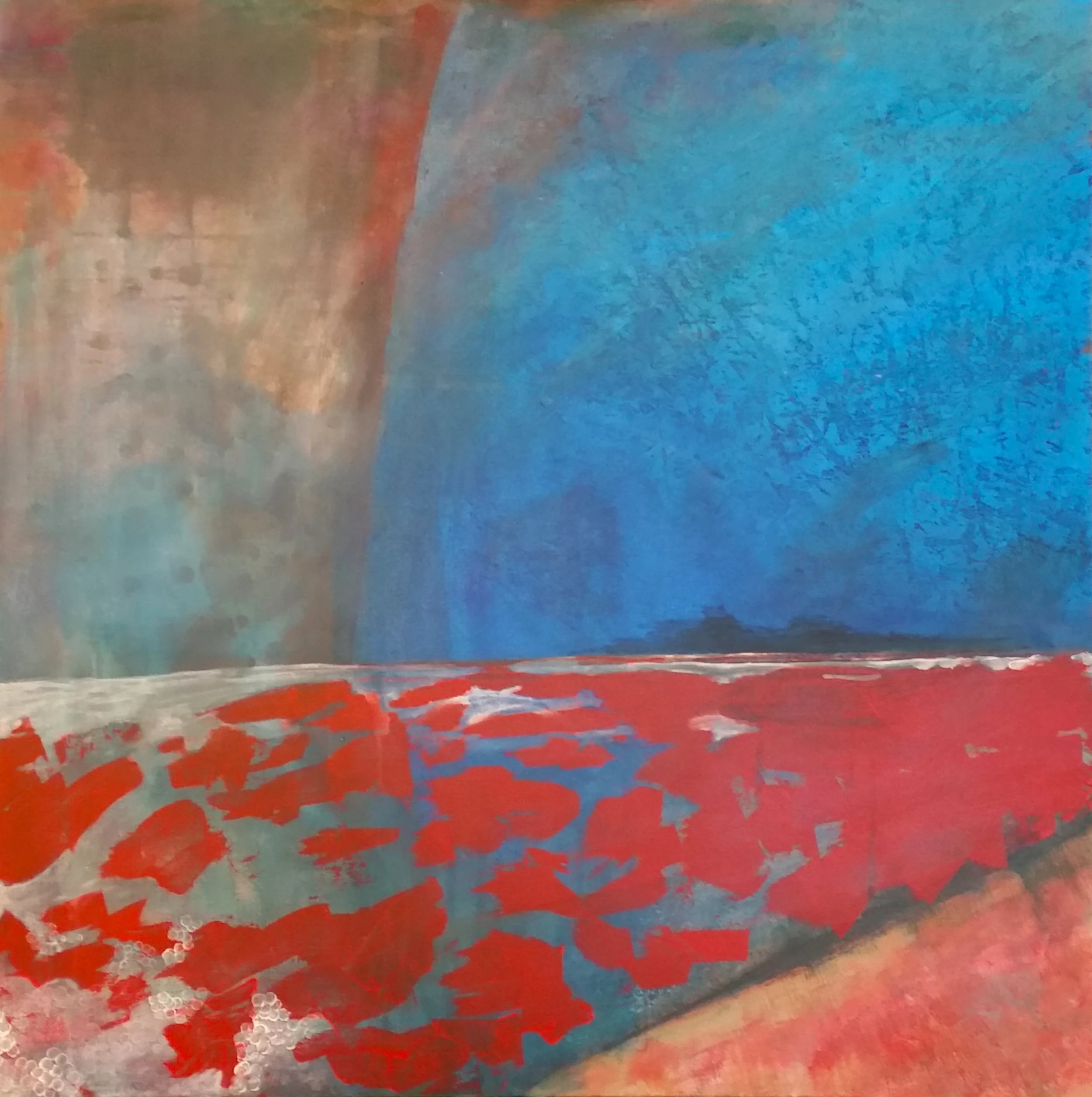 Autumn's Calling (36 x 36 acrylic on canvas)