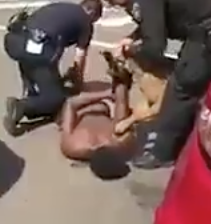 Cop Loses Control Of K-9 As It Viciously Attacks Man In Handcuffs!