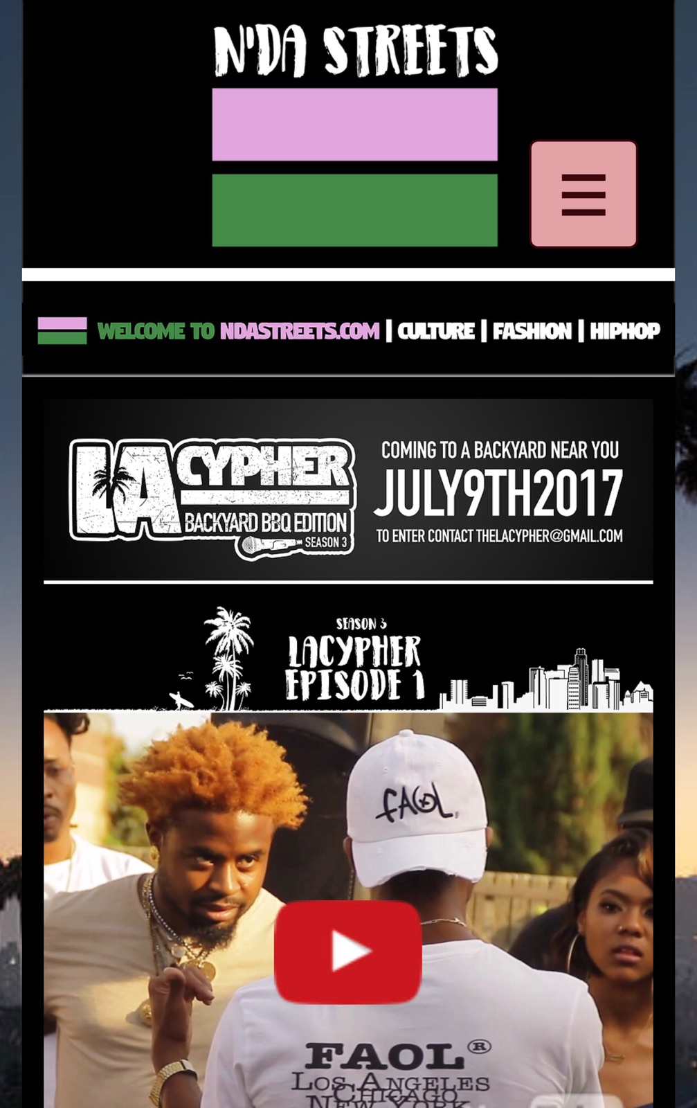 LA Cypher w Breezy N'da Streets Episode 1 (Season 3)