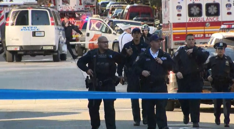 Police respond to shots fired near World Trade Center site