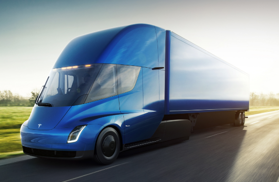 Tesla Semi truck and Roadster