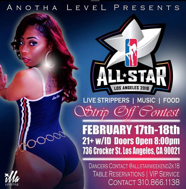 Anotha Level presents All-Star Weekend "Strip Off"