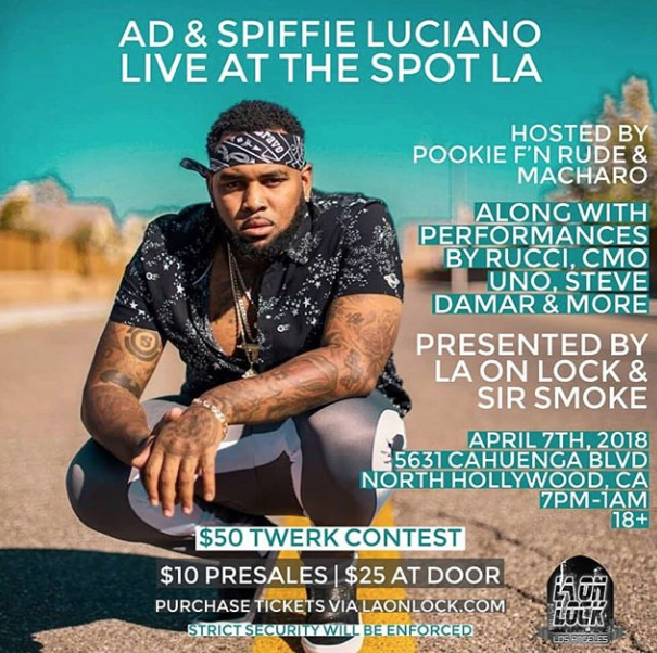 AD & Spiffie Luciano Live @ The Spot LA