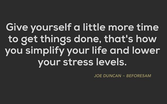 Give Yourself Time....