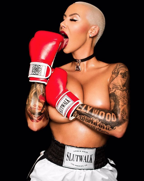 Amber Rose Uses An Erotic Photo To Announce Her 4th Annual SlutWalk In LA