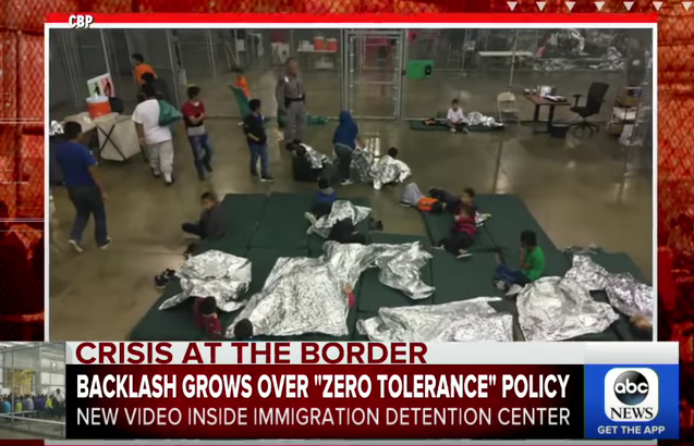 New video shows inside immigration processing facility