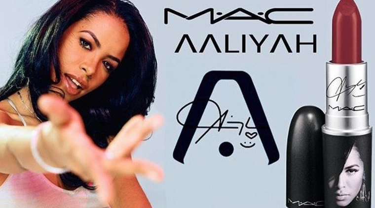 We Have Some Exciting News Makeup Lovers !!! M.A.C Cosmetics Officially Launched Late Singer Aaliyah's Makeup Line 6/20