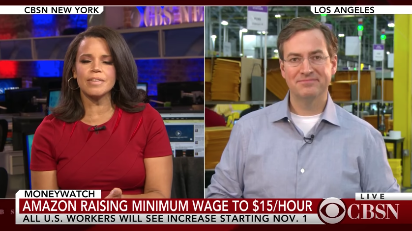 Amazon hikes minimum wage to $15 an hour for U.S. employees