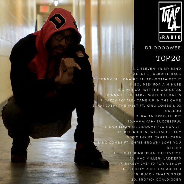 DJ OoooWeE Presents Top 20 Hit List Live on TraPLAX Radio