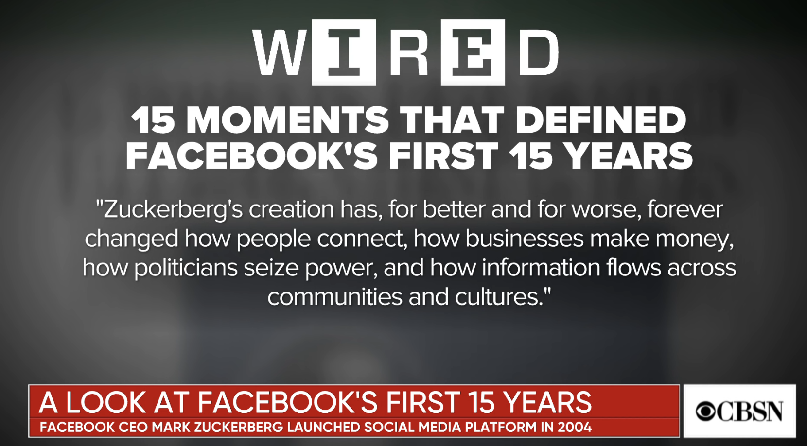 Facebook's influence as social media giant turns 15