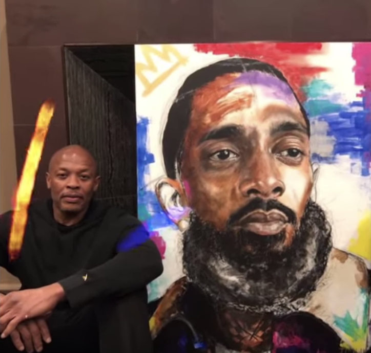 Dr.Dre Accused Of Clout Chasing Off Nipsey Hussle's Death