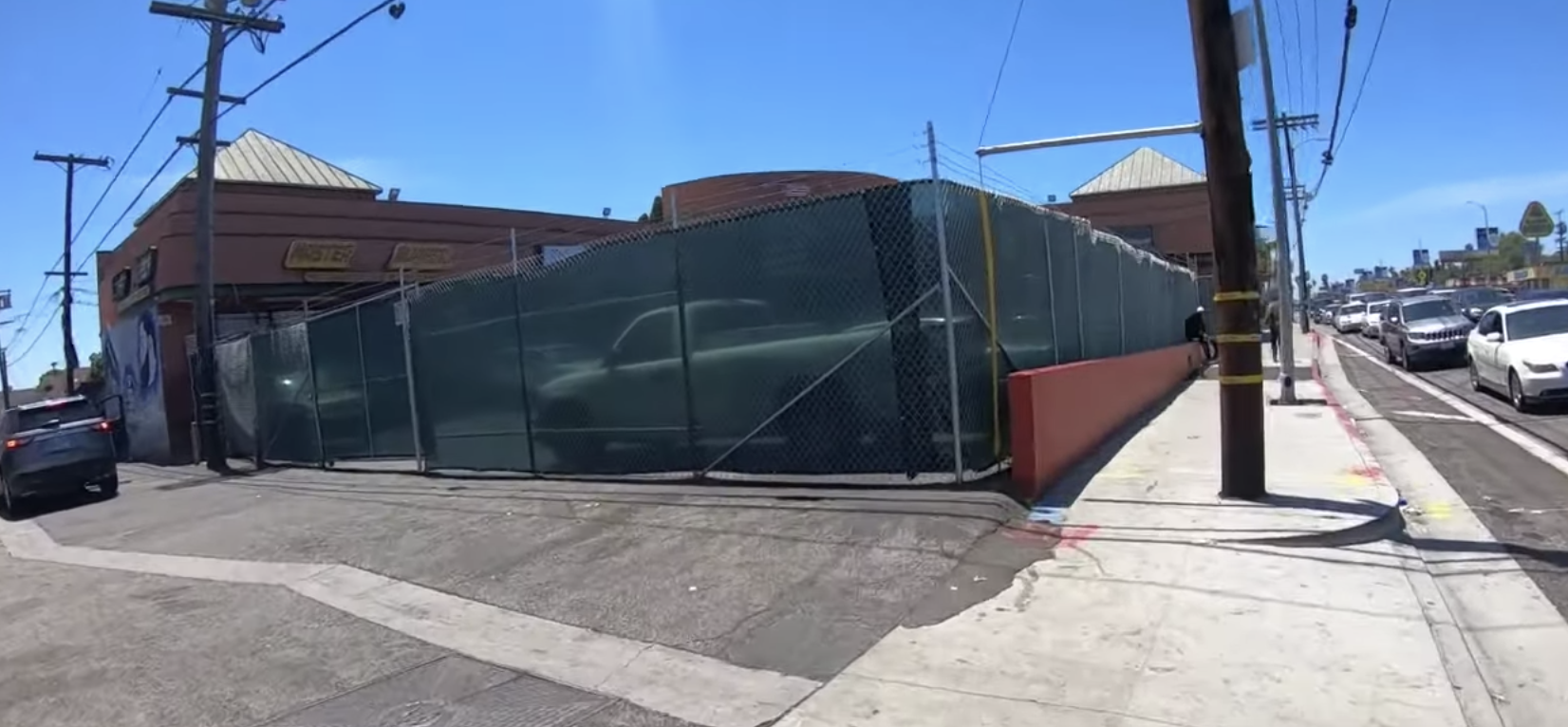 THE MARATHON STORE new FENCE goes up, MEMORIAL to be constructed
