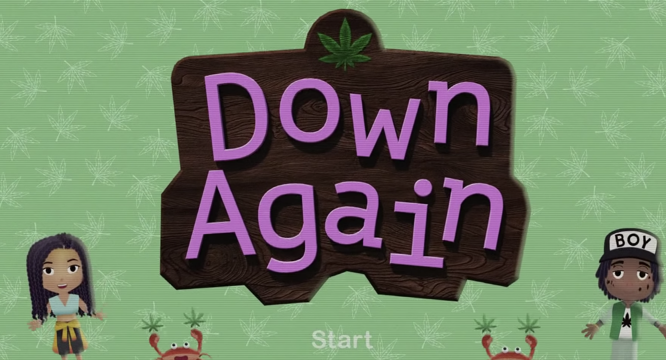 Jhené Aiko - Down Again (Animated) ft. Wiz Khalifa