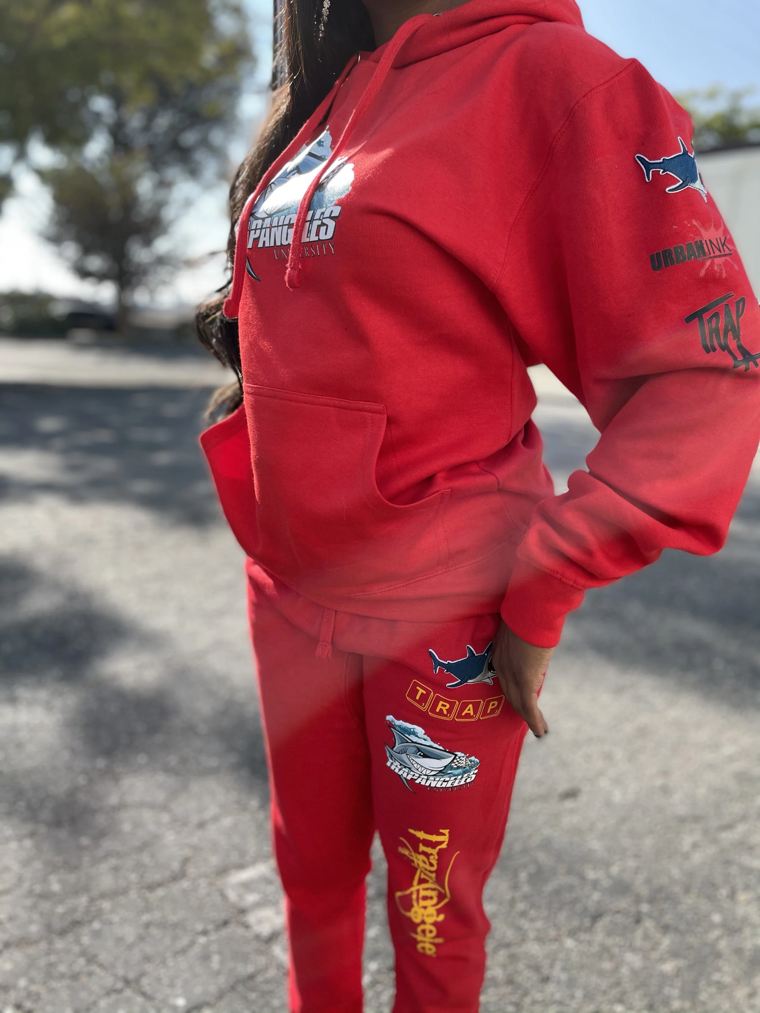 "TrapAngeles University Logo's" Sweat Suit