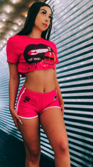 "Liquor Talk" Ladies Tee (Hot Pink)