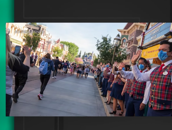 Disneyland Reopens After a Year of Being Closed