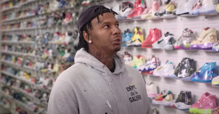 Moneybagg Yo Goes Sneaker Shopping With Complex
