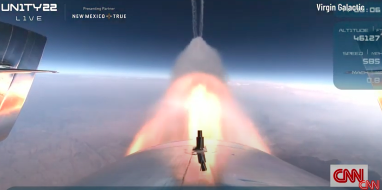 See Moment Richard Branson Rockets Into Space