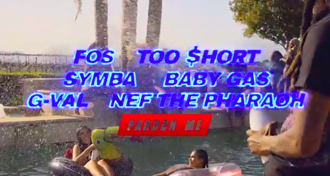 Coco Farms Presents.. FOS ft. Too $hort, Symba, Baby Gas, G-Val &amp; Nef The Pharaoh - Pardon Me (Prod. by D.E.O x Traxamillion) (Official Video)