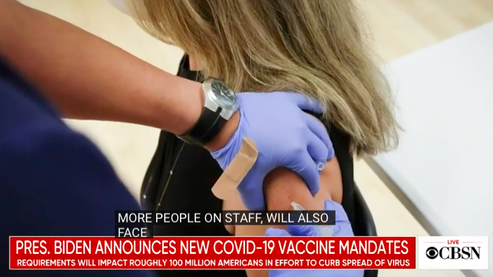Biden announces sweeping new coronavirus vaccine mandates (Video)