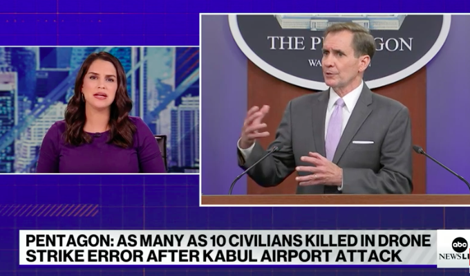 Afghan drone strike that killed 10 civilians was 'a mistake': Pentagon (News Clip)