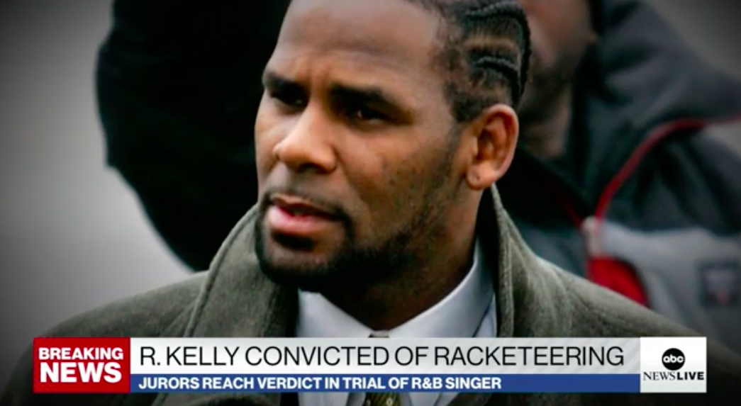 Singer R. Kelly guilty of racketeering and sex trafficking (News Clip)