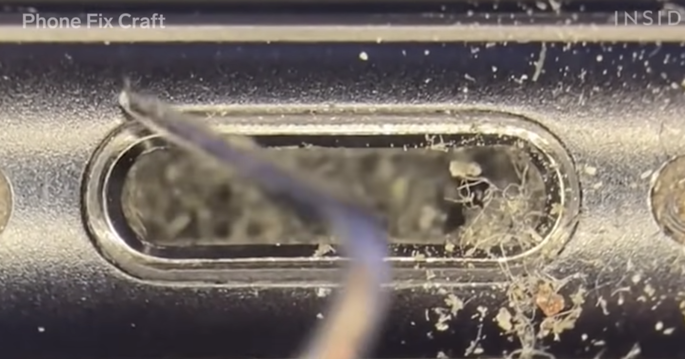 How Every Opening On An iPhone Is Cleaned 