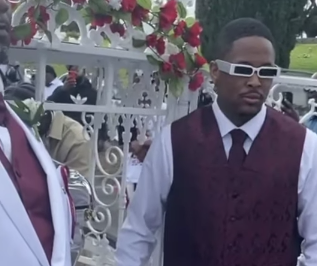 YG Attends Slim 400's Home Going Services
