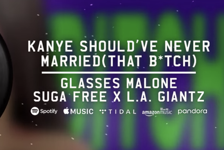 Glasses Malone feat. Suga Free &amp; LA Giantz - "Kanye Should've Never Married (That B*tch)"  (Visualizer)