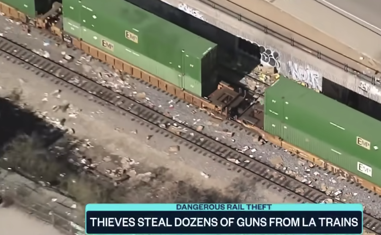 Gun Deliveries Stolen Off Train Cars In Los Angeles