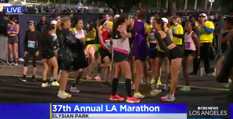 Thousands Of Runners From Around The World Gear Up For 37th Annual LA Marathon