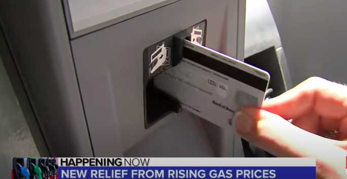 New relief from rising gas prices