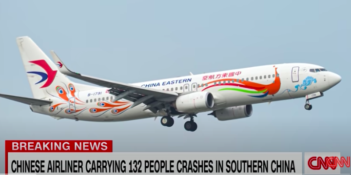 Video shows what happened to China Eastern airliner that crashed