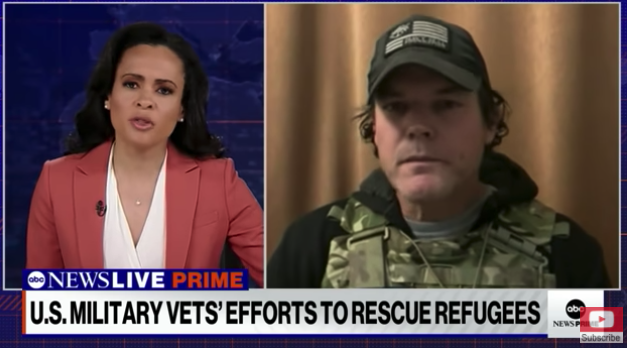 US Navy veteran helps rescue Ukrainians under siege