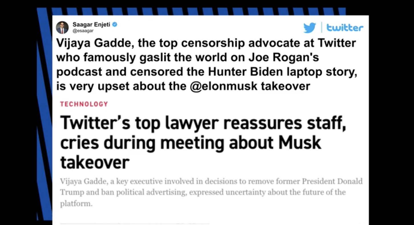 Twitter’s ‘chief censor’ making $17M per year could be fired by Elon Musk