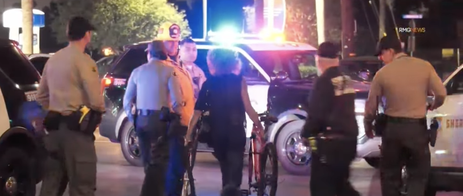 Bicyclist hit, injured during possible Compton street takeover