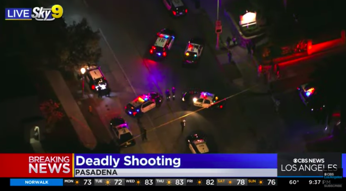 Shooting leaves one dead in Pasadena; Authorities alerted by "ShotSpotter" gunfire detection system