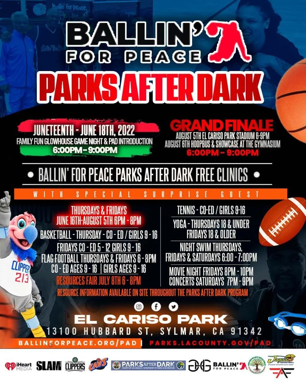 Ballin’ for Peace with LA County Parks After Dark Summer 2022