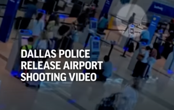 Police release video of airport shooting